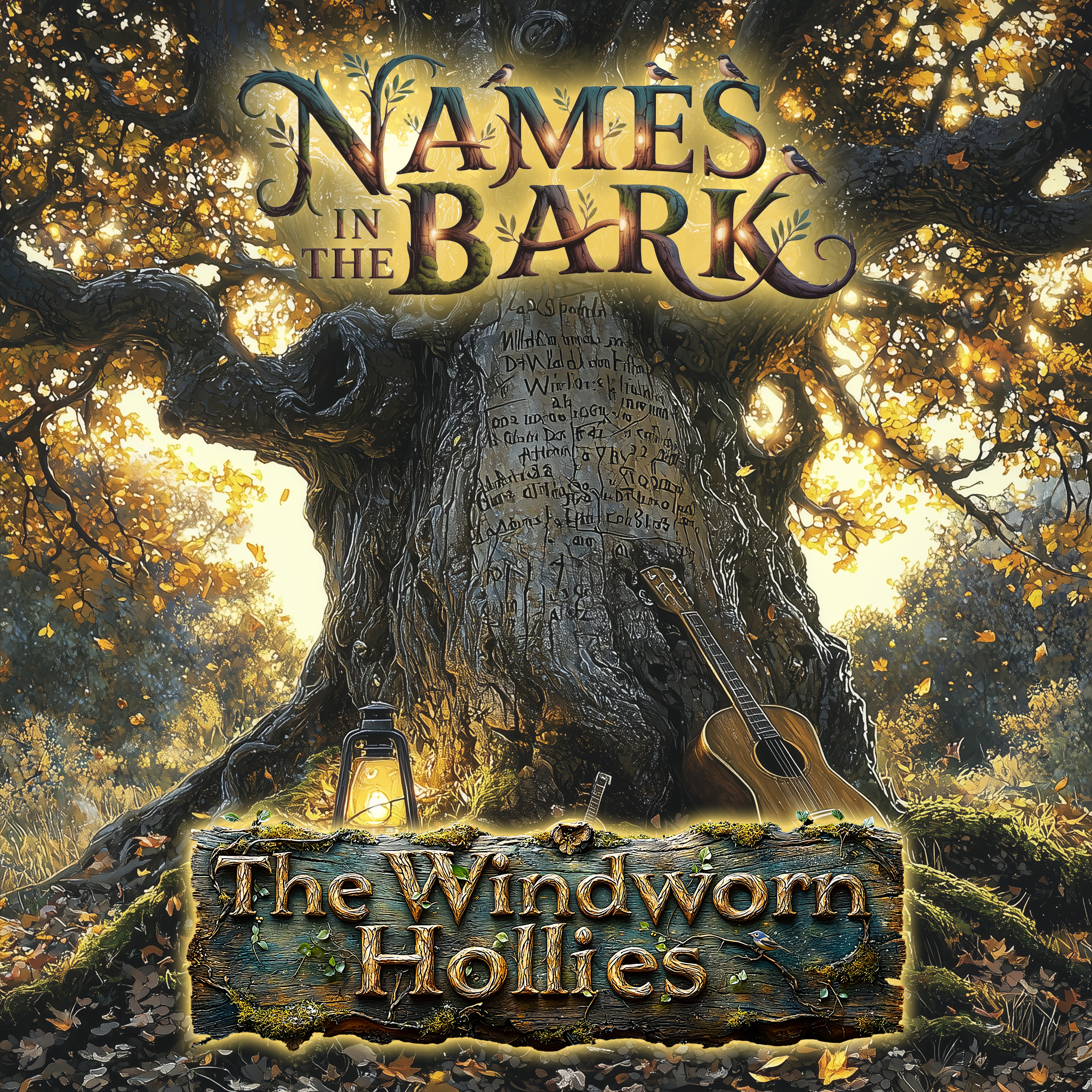 Cover art for Names in the Bark by The Windworn Hollies
